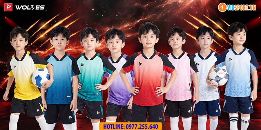 Áo đá banh không logo Just Play Wolves - Hình ảnh 4