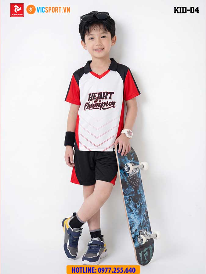 Quần áo thể thao trẻ em JustPlay KID 04 - Hình ảnh 30