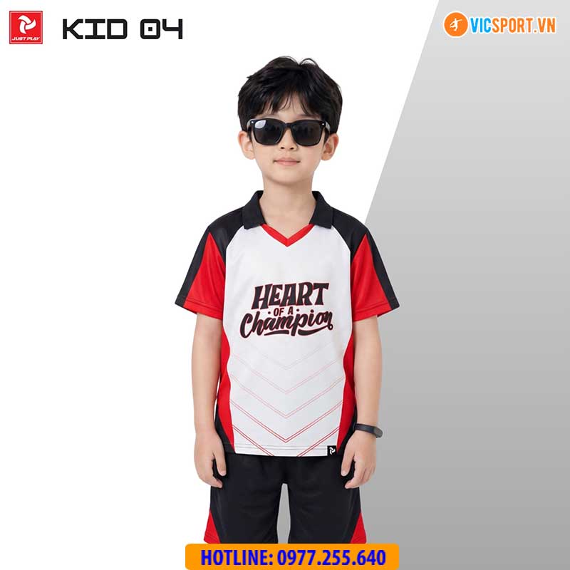 Quần áo thể thao trẻ em JustPlay KID 04 - Hình ảnh 11