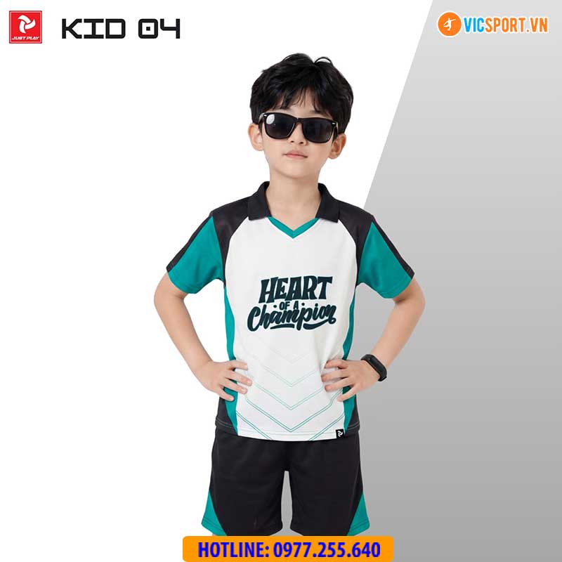 Quần áo thể thao trẻ em JustPlay KID 04 - Hình ảnh 9