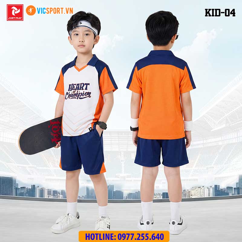 Quần áo thể thao trẻ em JustPlay KID 04 - Hình ảnh 22
