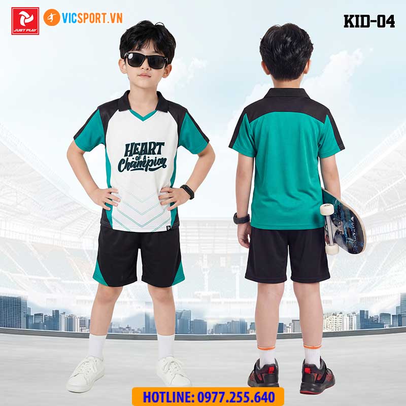 Quần áo thể thao trẻ em JustPlay KID 04 - Hình ảnh 27