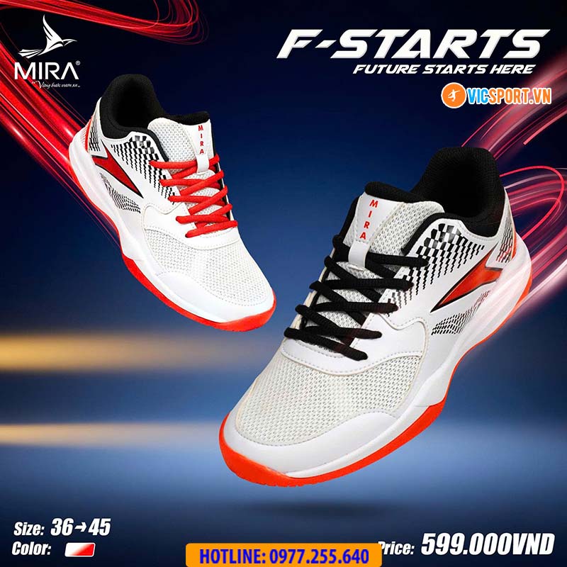 Giày thể thao pickleball Mira F-Starts - Hình ảnh 4