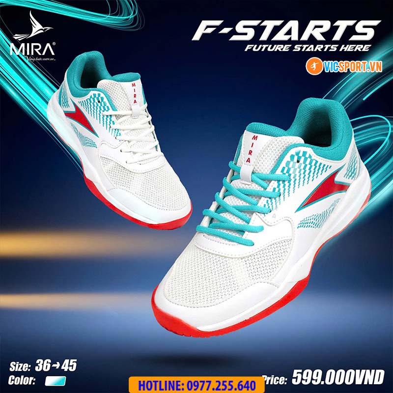 Giày thể thao pickleball Mira F-Starts - Hình ảnh 6
