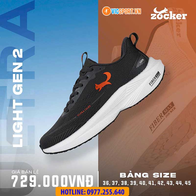 Giày chạy bộ Zocker Ultra Light Gen 2 - Hình ảnh 11