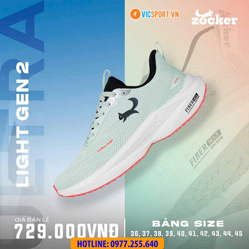 Giày chạy bộ Zocker Ultra Light Gen 2 - Hình ảnh 12