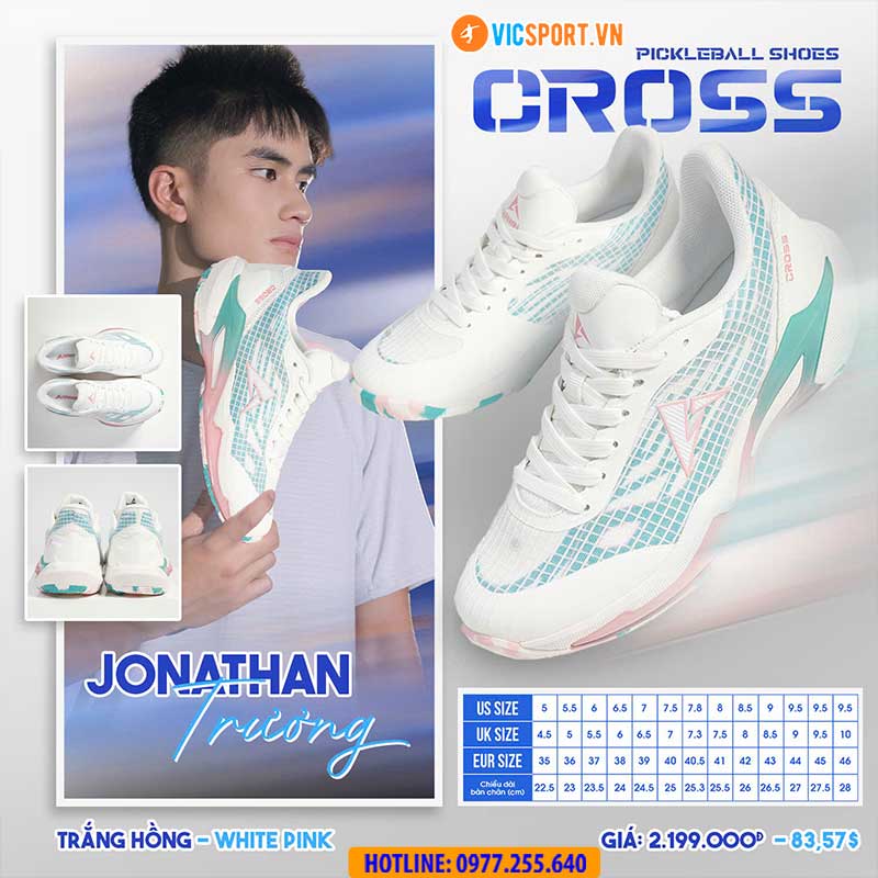 Giày thể thao pickleball Kaiwin Cross đa năng - Hình ảnh 18