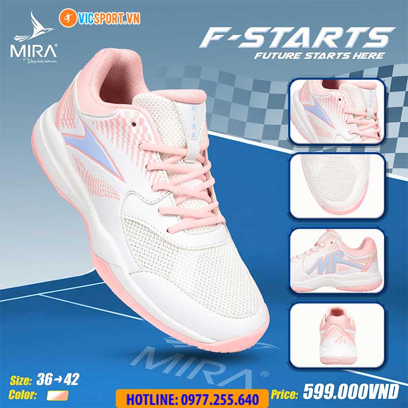 Giày thể thao pickleball Mira F-Starts - Hình ảnh 11