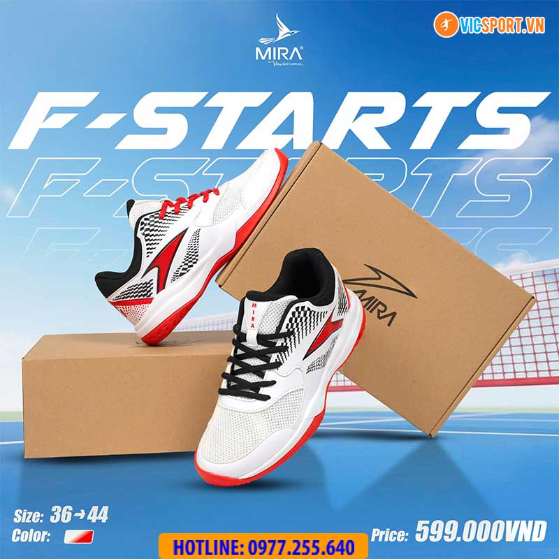 Giày thể thao pickleball Mira F-Starts - Hình ảnh 15