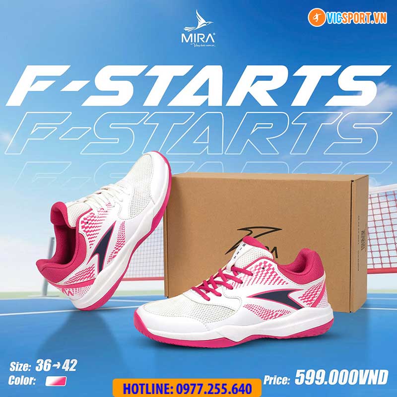 Giày thể thao pickleball Mira F-Starts - Hình ảnh 16