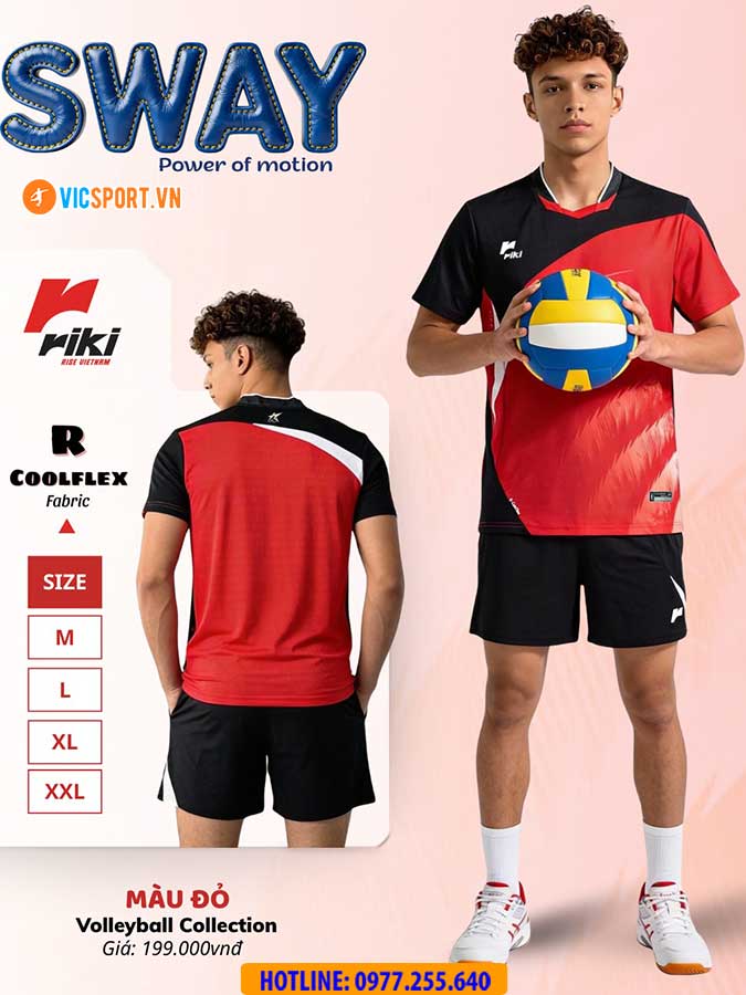 Quần áo bóng chuyền Riki Sway nam nữ - Hình ảnh 12