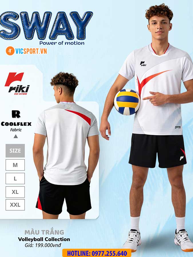 Quần áo bóng chuyền Riki Sway nam nữ - Hình ảnh 15