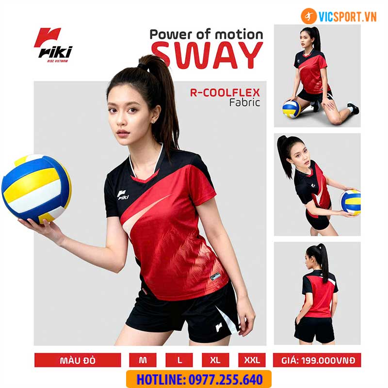 Quần áo bóng chuyền Riki Sway nam nữ - Hình ảnh 17