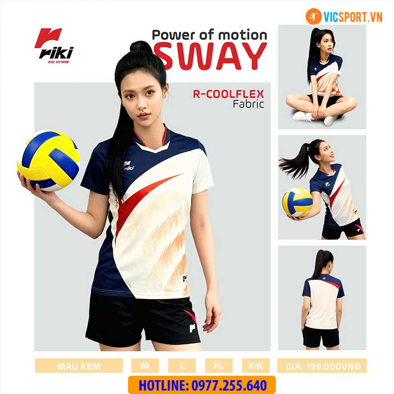Quần áo bóng chuyền Riki Sway nam nữ - Hình ảnh 18