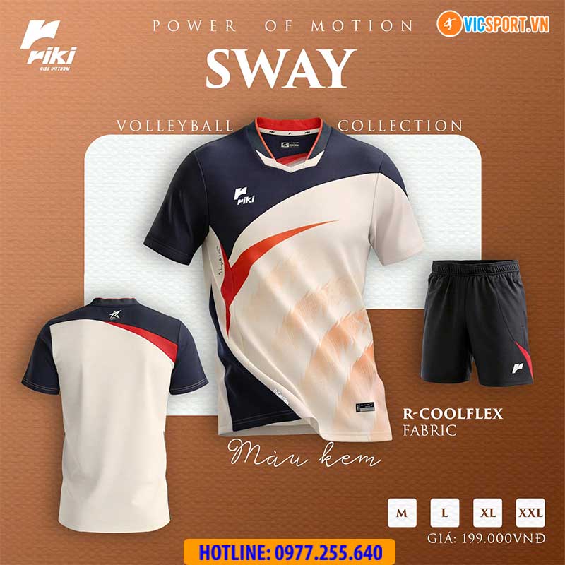 Quần áo bóng chuyền Riki Sway nam nữ - Hình ảnh 24