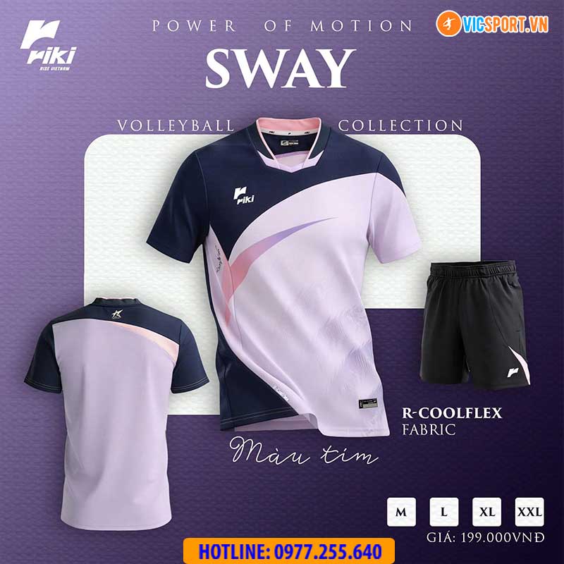 Quần áo bóng chuyền Riki Sway nam nữ - Hình ảnh 25