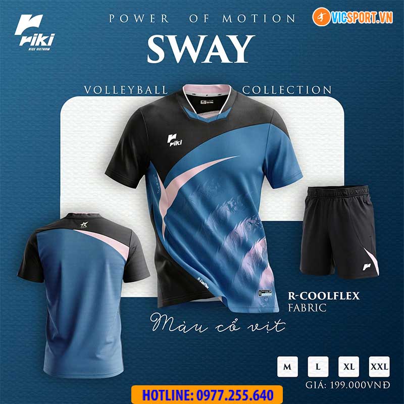 Quần áo bóng chuyền Riki Sway nam nữ - Hình ảnh 27