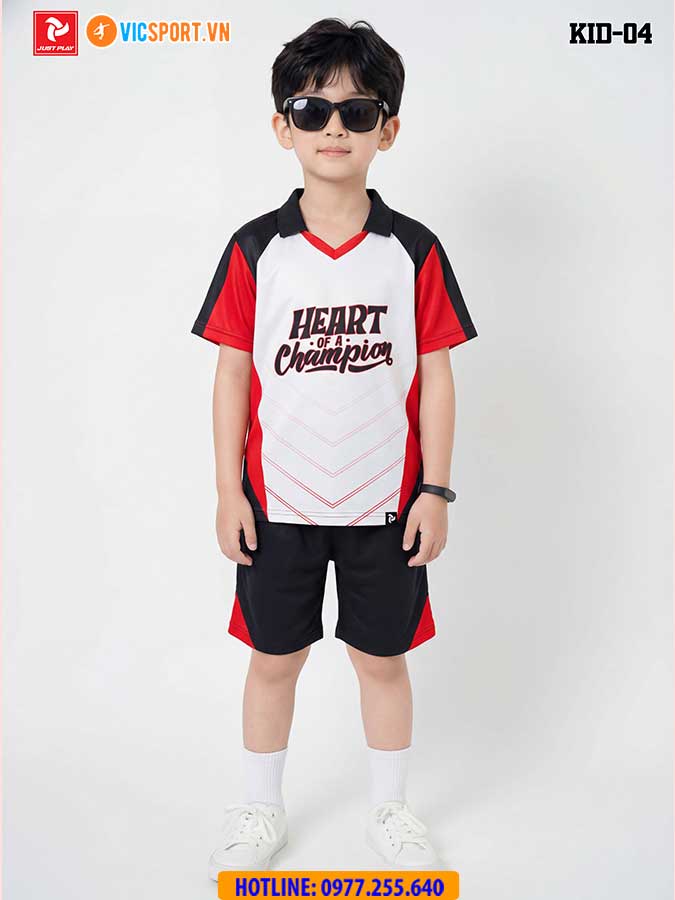 Quần áo thể thao trẻ em JustPlay KID 04 - Hình ảnh 42