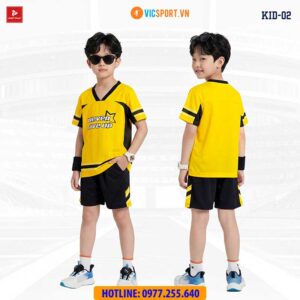 Quần áo thể thao trẻ em JustPlay KID 02