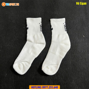 Tất dệt kim Egan màu trắng