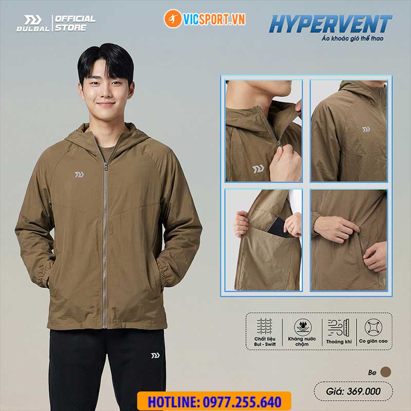 Áo khoác dù thể thao Bulbal Hypervent - Hình ảnh 35