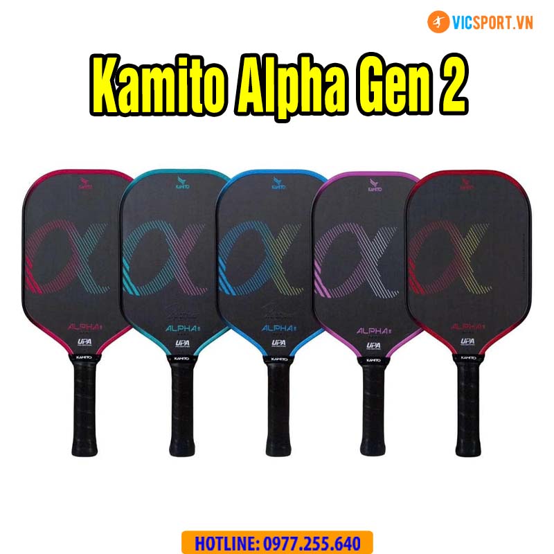 Vợt pickleball Kamito Alpha Gen 2 16mm - Hình ảnh 8