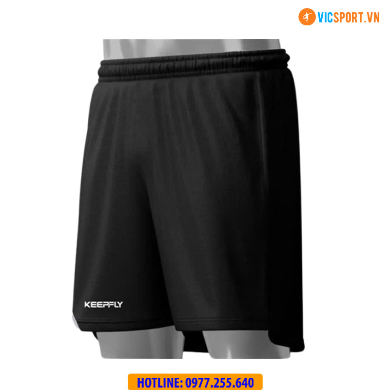 Quần đùi đá banh Keepfly màu đen - Hình ảnh 5