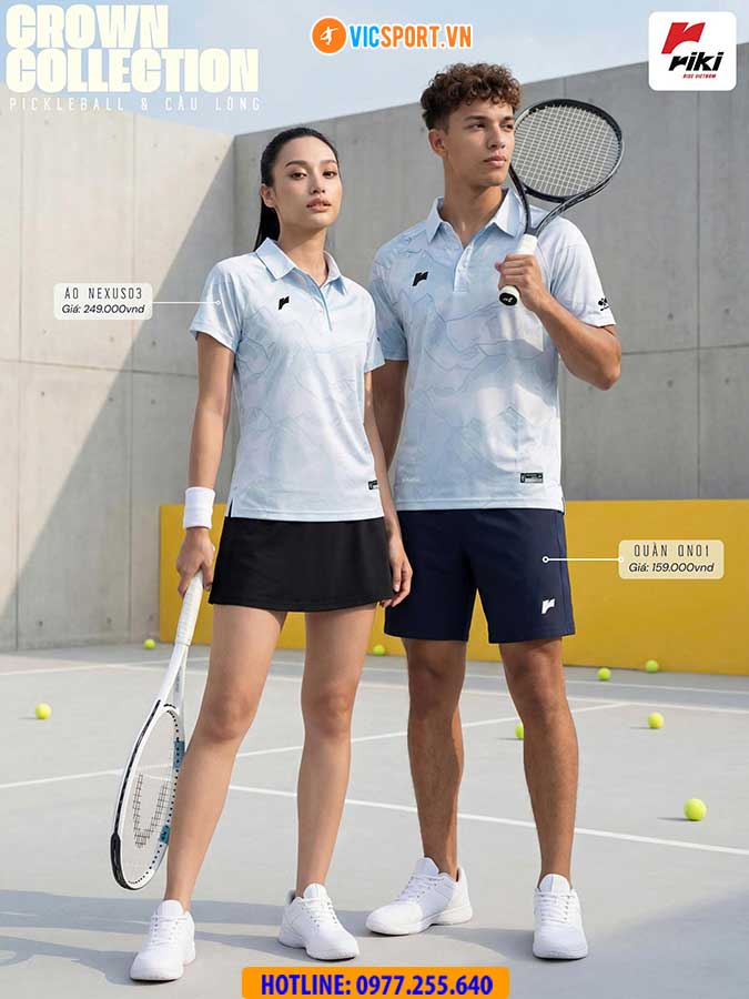 Áo polo thể thao nam Riki Crown đa năng - Riki Nexus 03 - Hình ảnh 10