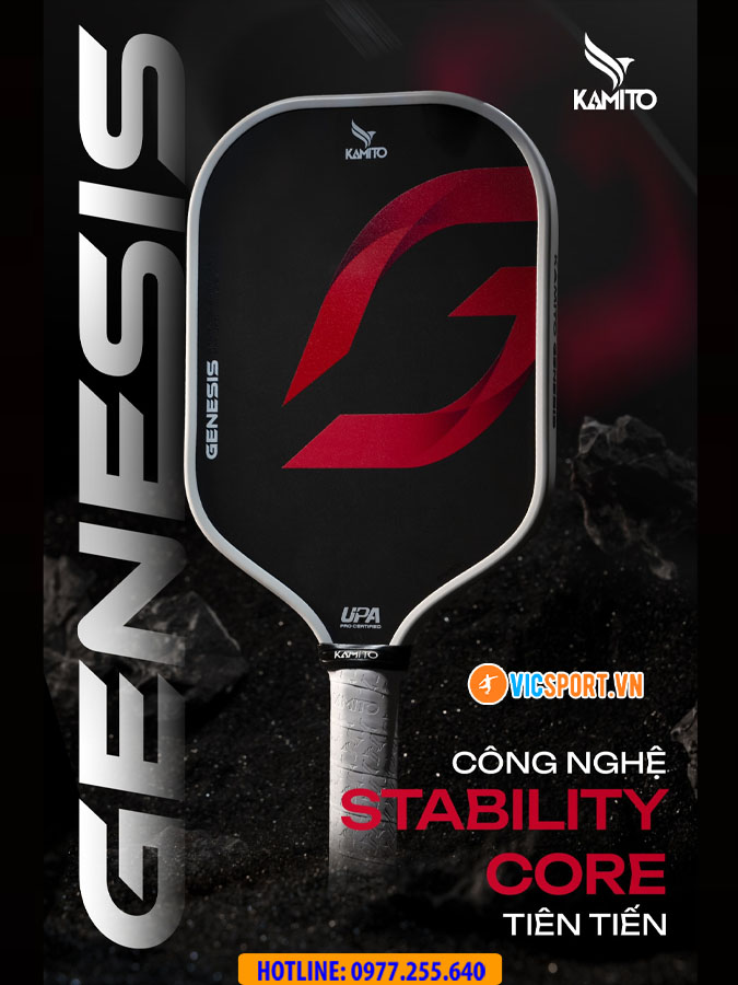 Vợt pickleball Kamito Genesis 16mm - Hình ảnh 20