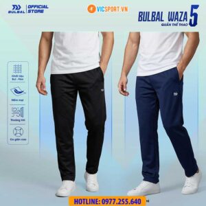 Quần dài thể thao Bulbal Waza 5 ống suông