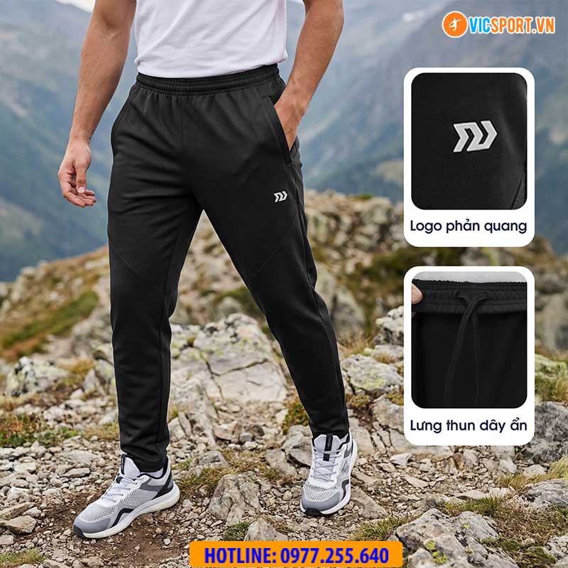 Quần dài thể thao Bulbal Waza 5 ống suông - Hình ảnh 12