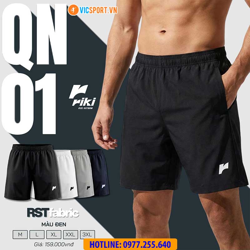 Quần short thể thao nam Riki QN01 đa năng - Hình ảnh 5