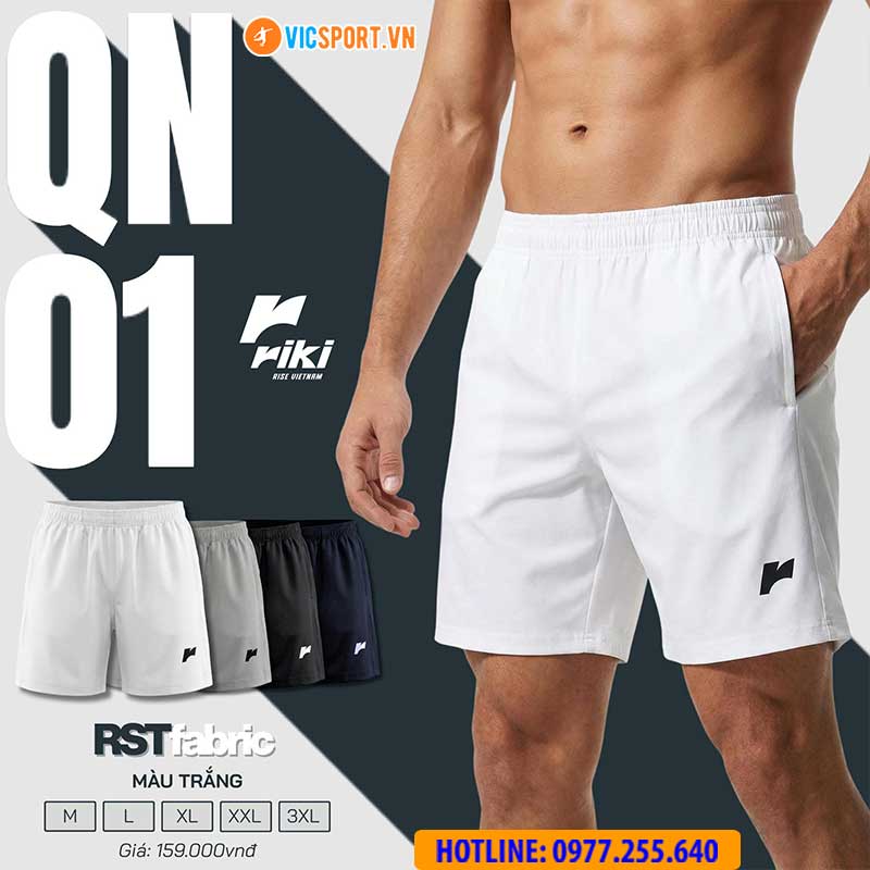 Quần short thể thao nam Riki QN01 đa năng - Hình ảnh 6