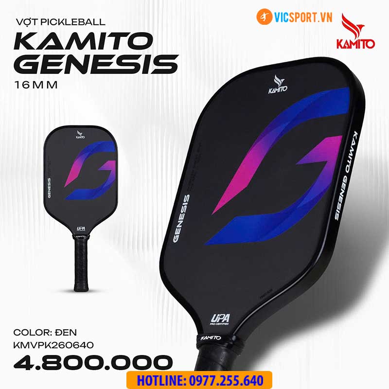 Vợt pickleball Kamito Genesis 16mm - Hình ảnh 17