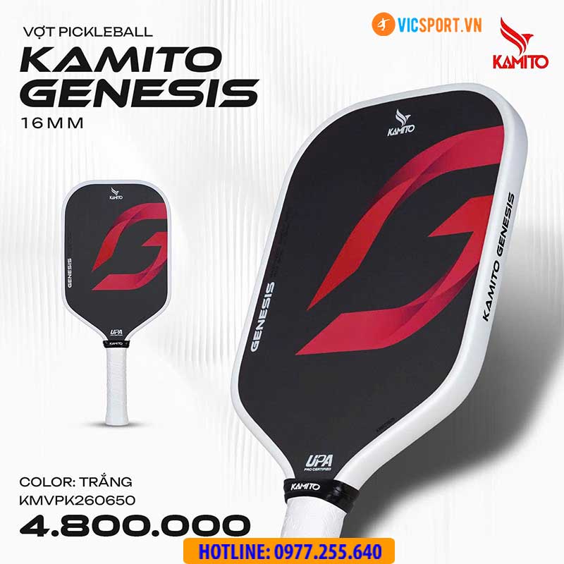 Vợt pickleball Kamito Genesis 16mm - Hình ảnh 15