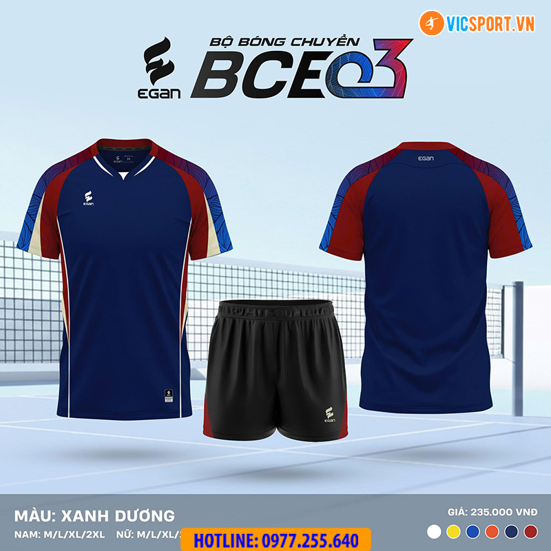 Quần áo bóng chuyền Egan BCE03 nam nữ - Hình ảnh 6
