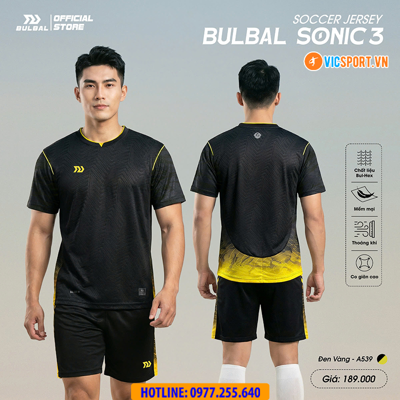 Áo đá banh không logo Bulbal Sonic 3 - Hình ảnh 10