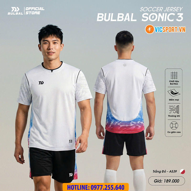 Áo đá banh không logo Bulbal Sonic 3 - Hình ảnh 13