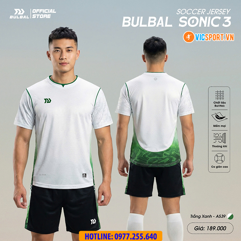 Áo đá banh không logo Bulbal Sonic 3 - Hình ảnh 14