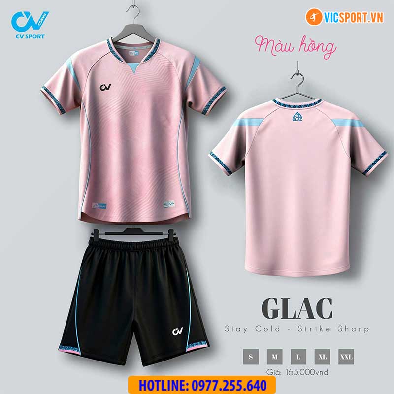 Áo đá banh không logo CV Glac - Hình ảnh 22