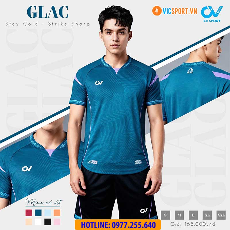 Áo đá banh không logo CV Glac - Hình ảnh 28