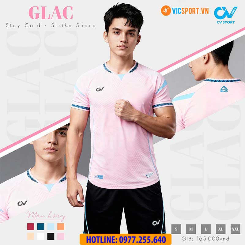 Áo đá banh không logo CV Glac - Hình ảnh 31