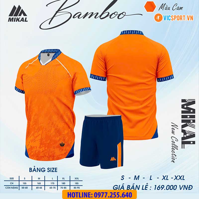 Áo đá banh không logo Mikal Bamboo - Hình ảnh 3