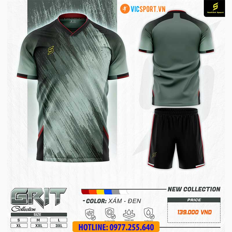 Áo đá banh không logo SV Grit - Hình ảnh 21