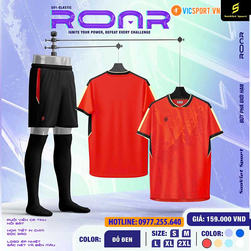 Áo đá banh không logo SV Roar - Hình ảnh 24