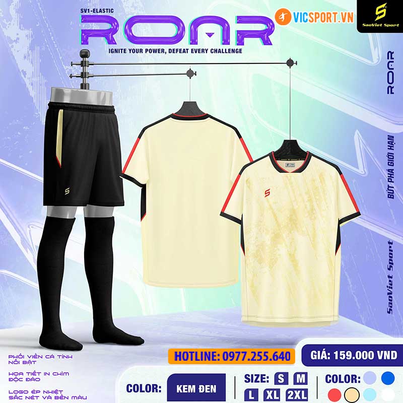 Áo đá banh không logo SV Roar - Hình ảnh 25