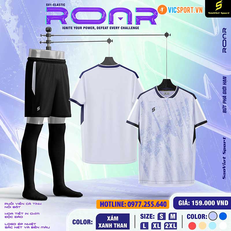 Áo đá banh không logo SV Roar - Hình ảnh 27