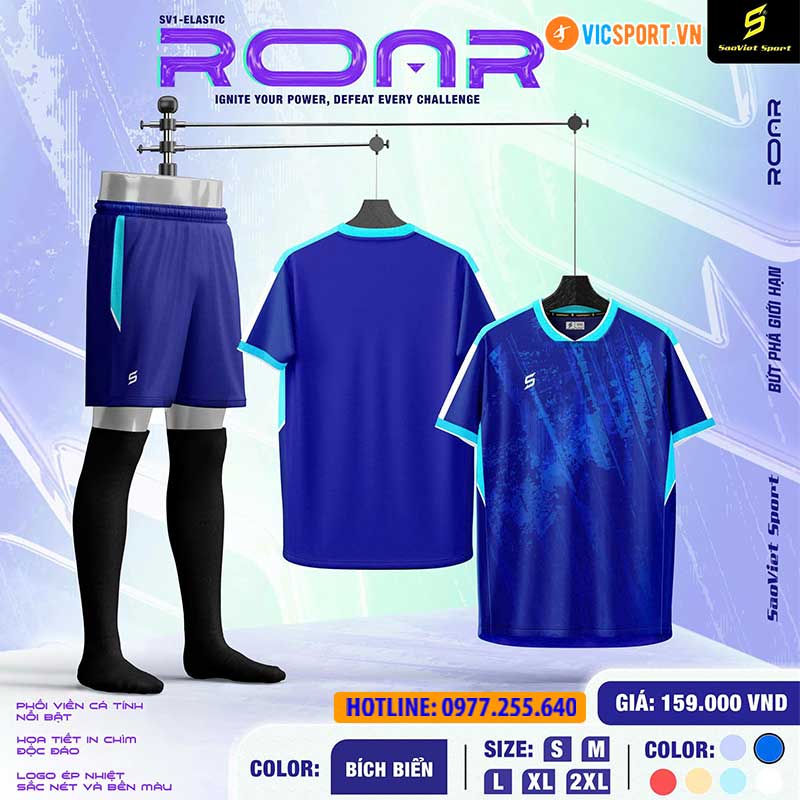Áo đá banh không logo SV Roar - Hình ảnh 28