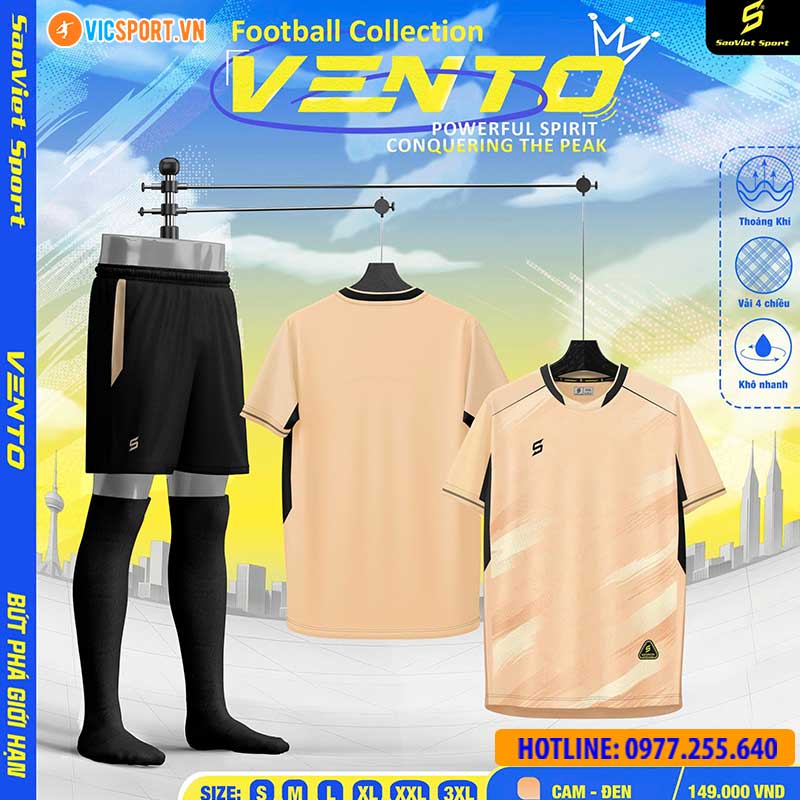 Áo đá banh không logo SV Vento - Hình ảnh 32