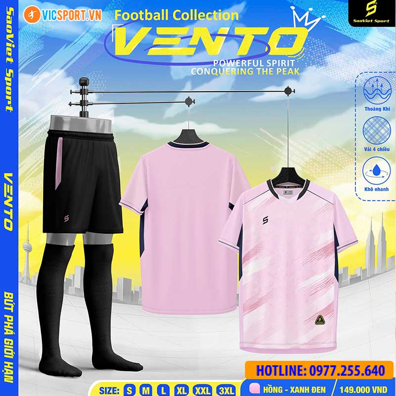 Áo đá banh không logo SV Vento - Hình ảnh 31